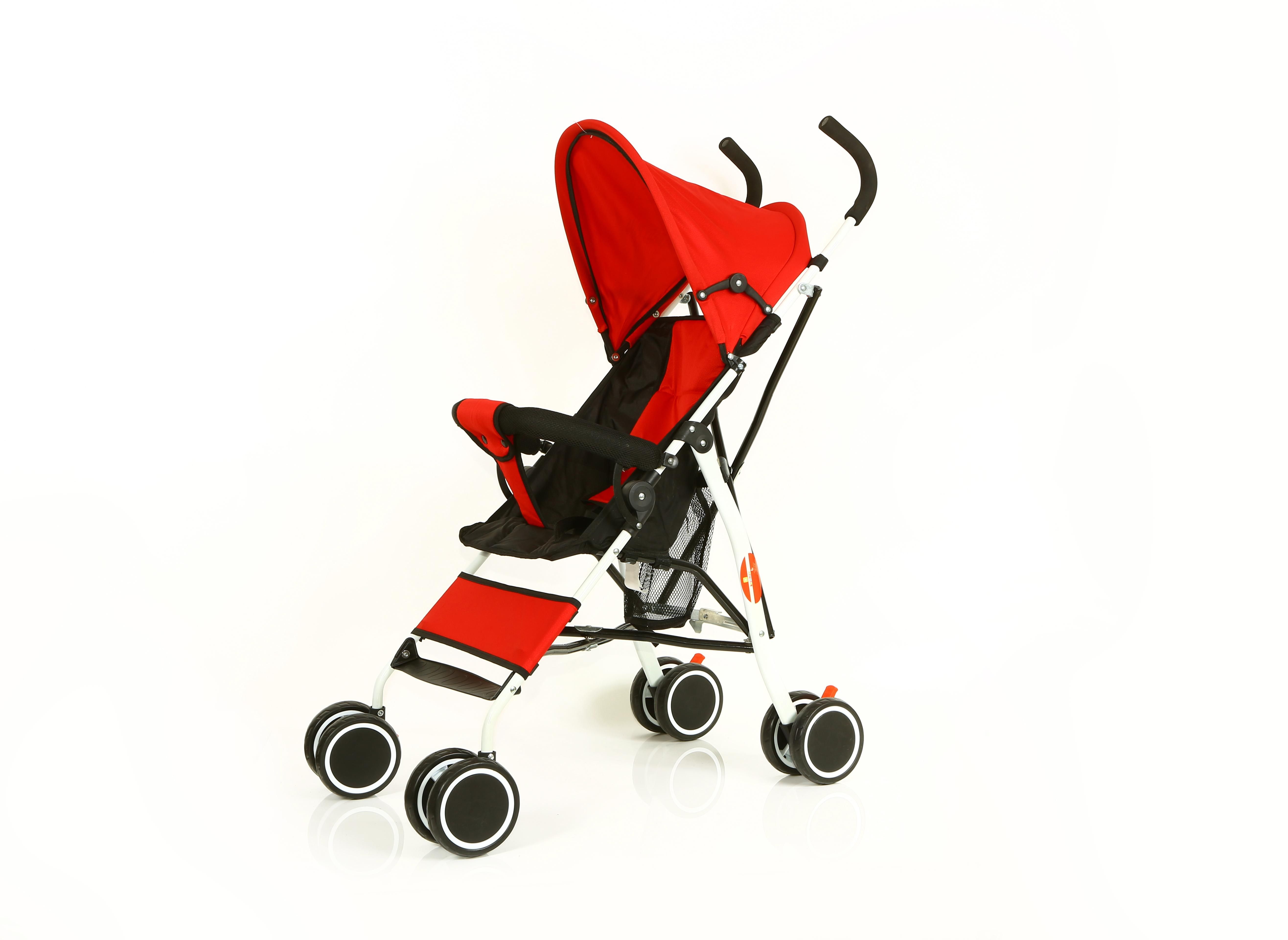Baby Plus Red Black Baby Stroller 7 36 months Babystore.ae