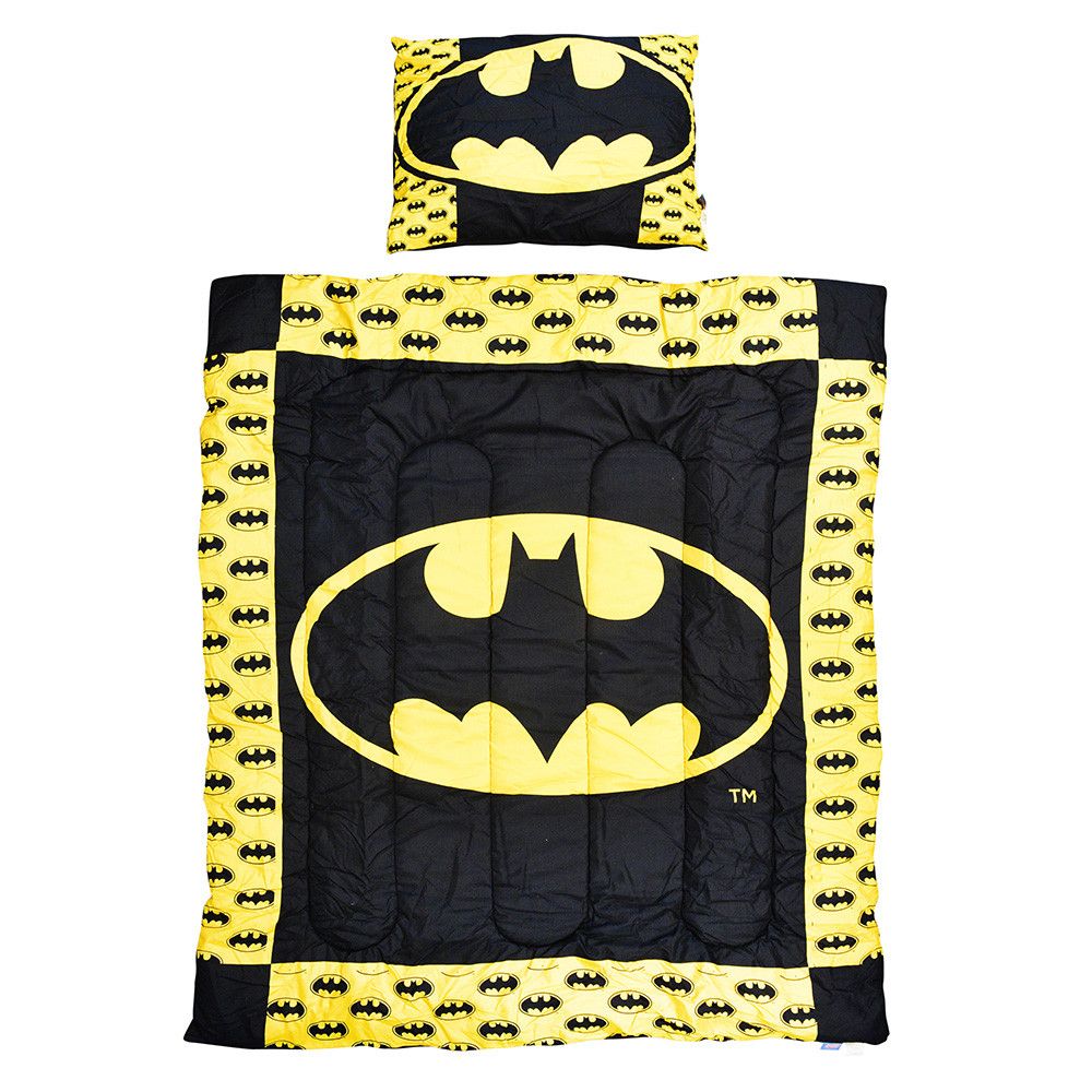 Batman 2PCs Comforter Set Black Babystore.ae