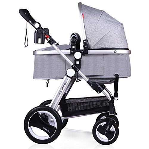 Cynebaby Anti Shock Stroller Grey Babystore.ae