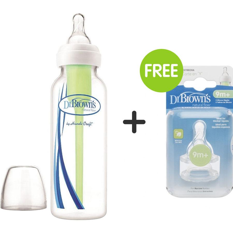 Dr Browns - PP Narrow Neck Options + Baby Bottle - 250ml
