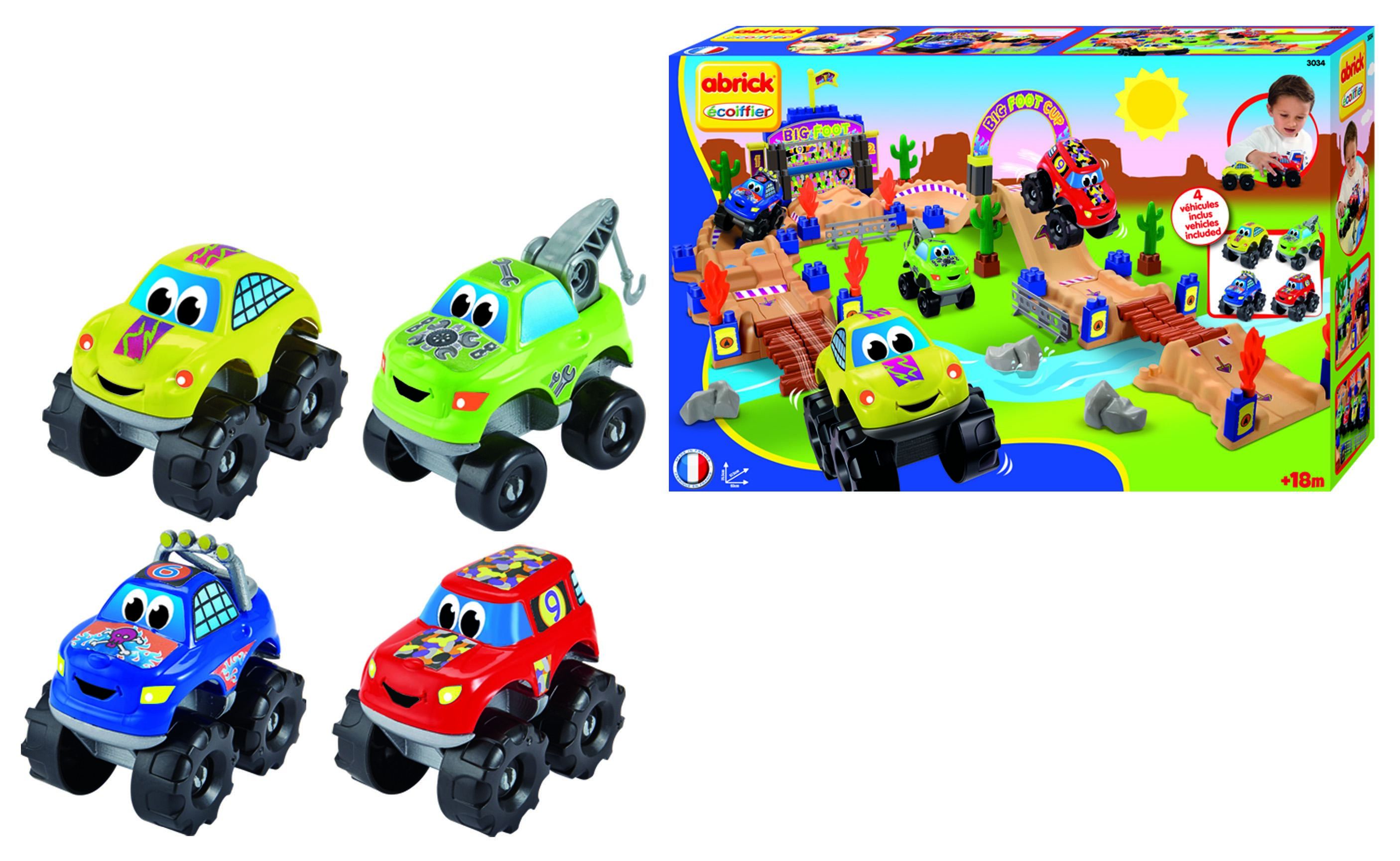 Ecoiffier Abrick Big Foot Circuit Play Set Toy Babystore.ae