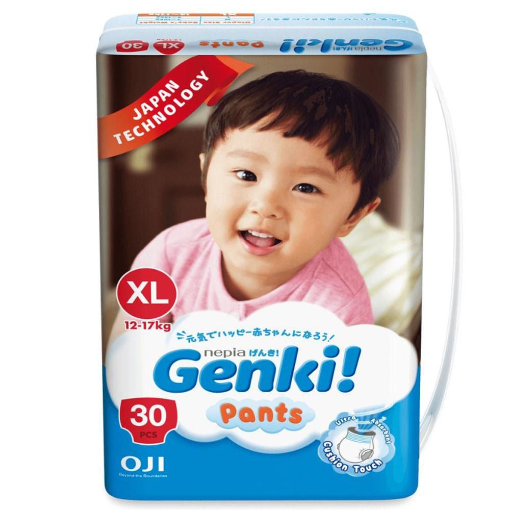 Genki - Diaper Pants - Jumbo Size, 30 Pieces - X-Large
