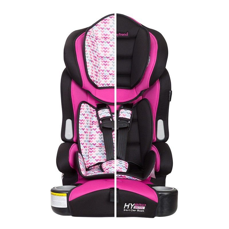 Baby Trend Black/Pink Hybrid Plus 3-in-1 Car Seat Olivia