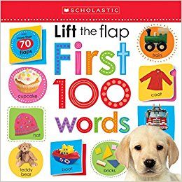 Lift-The Flap First 100 Words- Kids Book