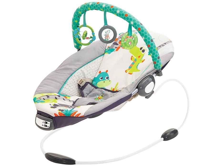 Baby Bouncer With Music & Vibration For Infant 6 To 18 Months-Grey 