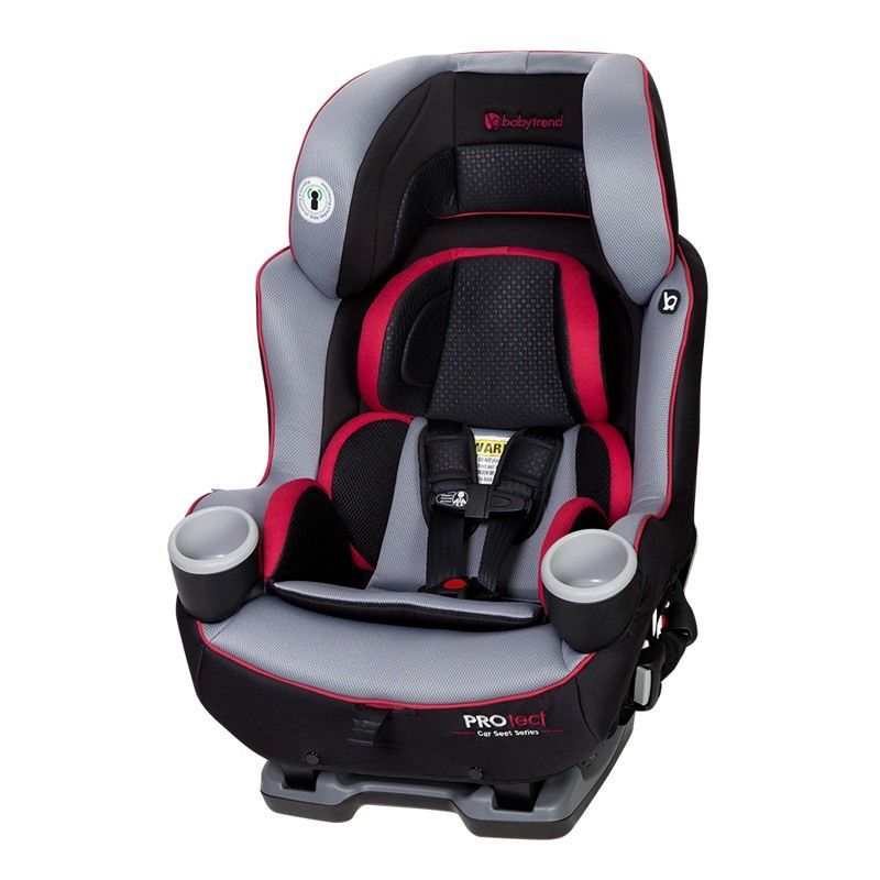 Baby trend car deals seat red and black
