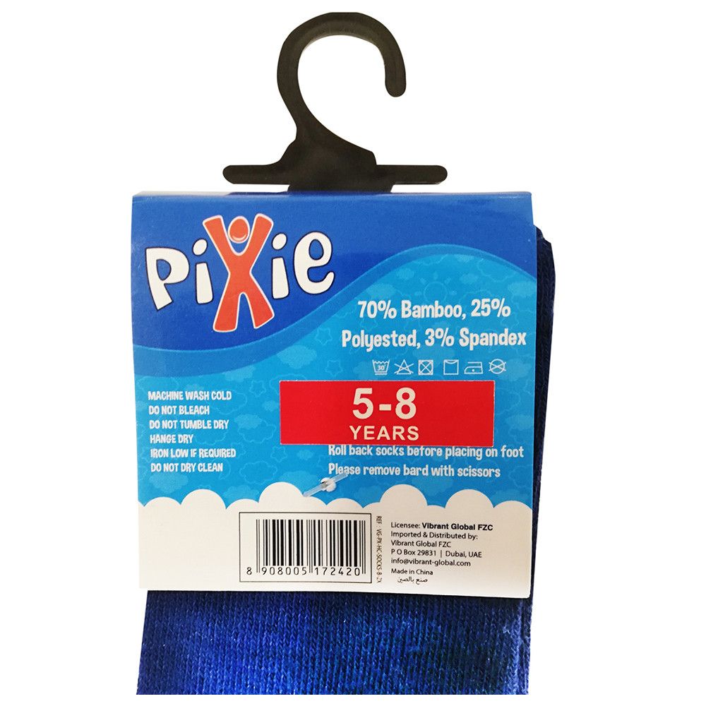 Pixie Blue Socks 2 Pairs 5-8Y