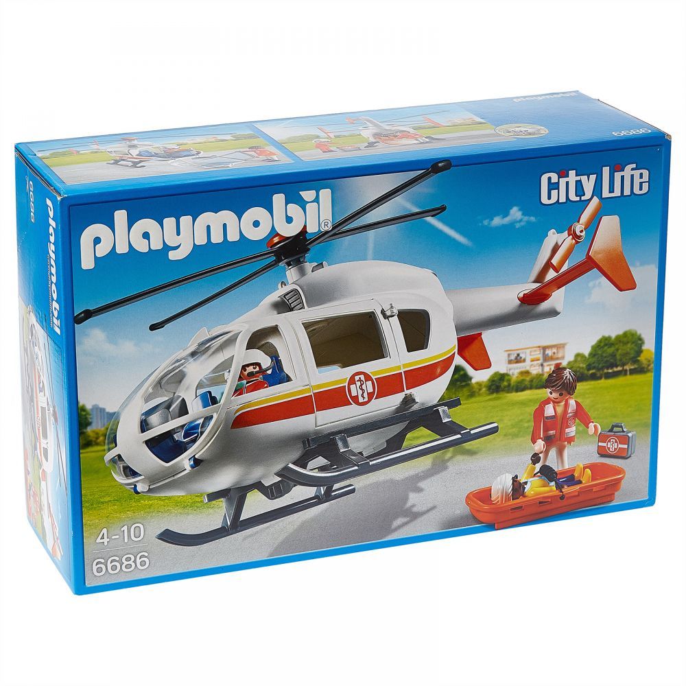 Playmobil emergency helicopter on sale