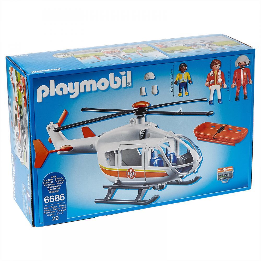 Playmobil Emergency Medical Helicopter Babystore.ae