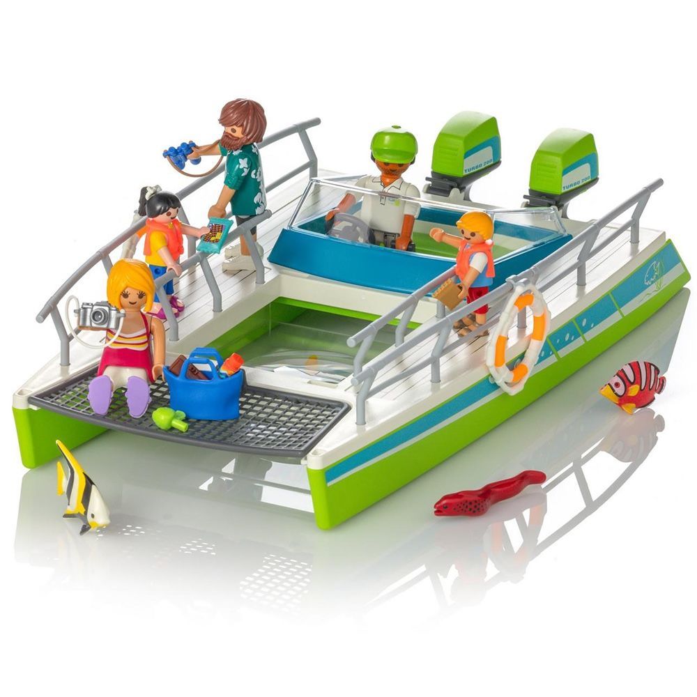 Playmobil glass clearance bottom boat