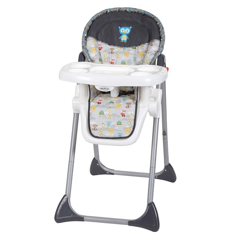 Grey and shop white high chair