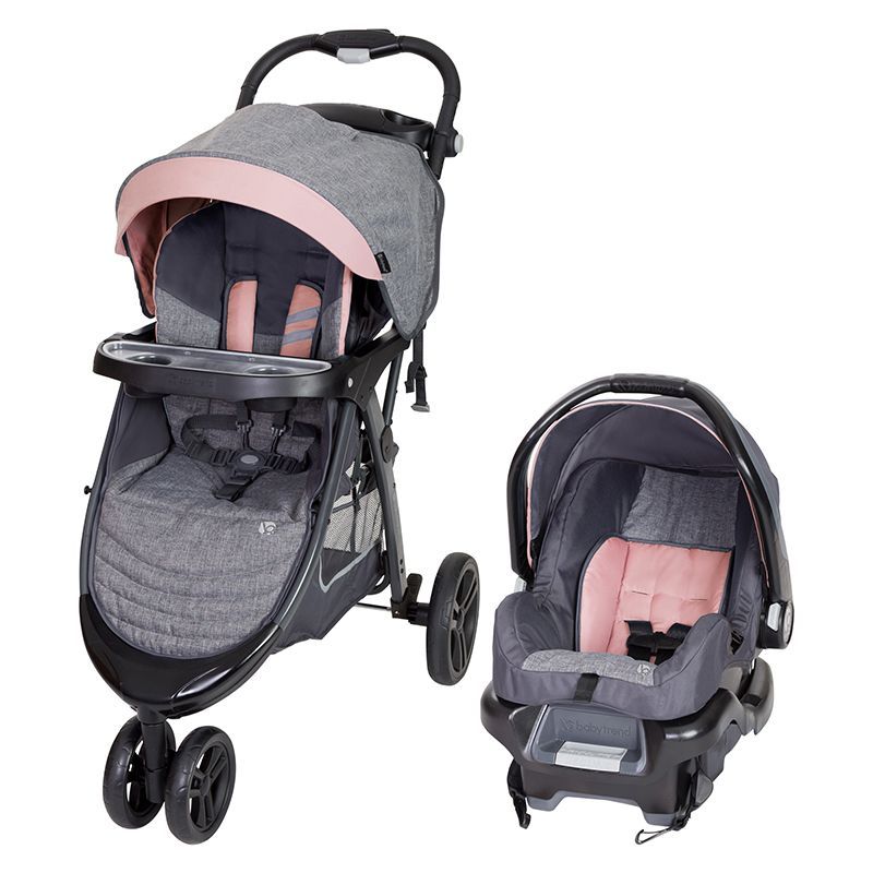 Baby Trend Starlight Pink Skyline 35 Stroller Carseat Travel System