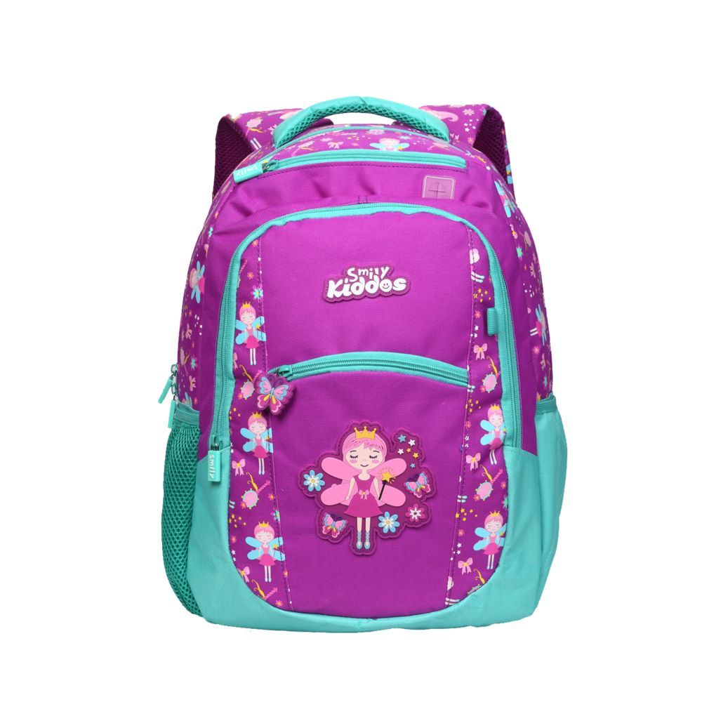 Smily Kiddos Purple Blue Dual Color School Backpack Babystore.ae