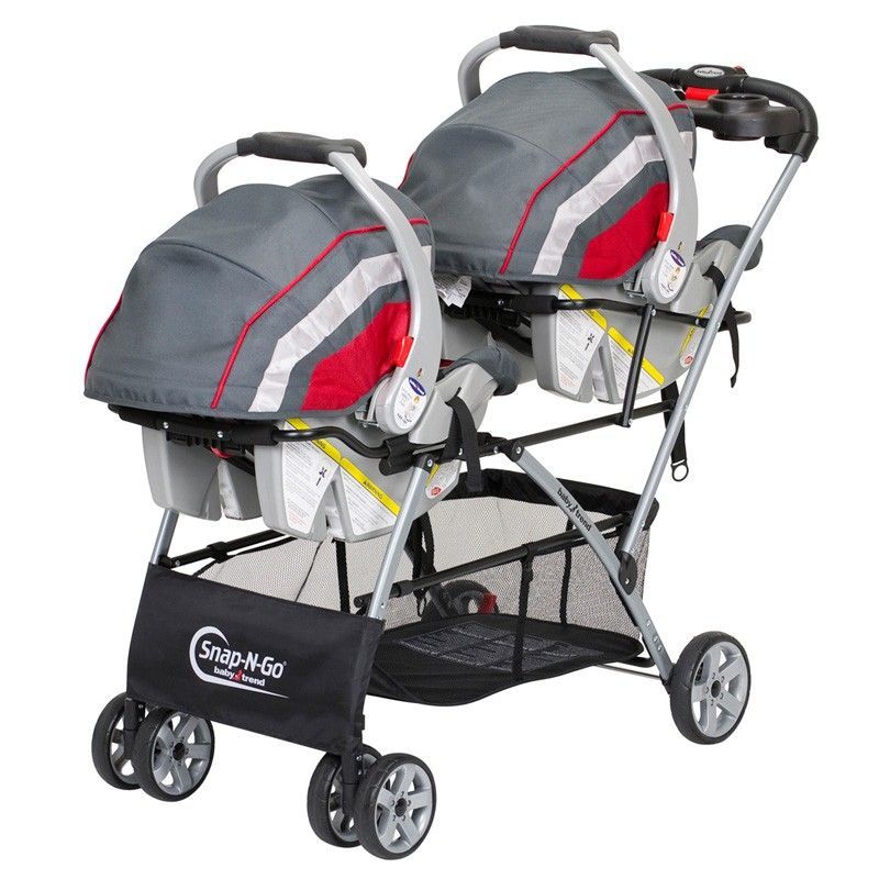 Babytrend - Snap-N-Go Double Stroller Frame- Grey