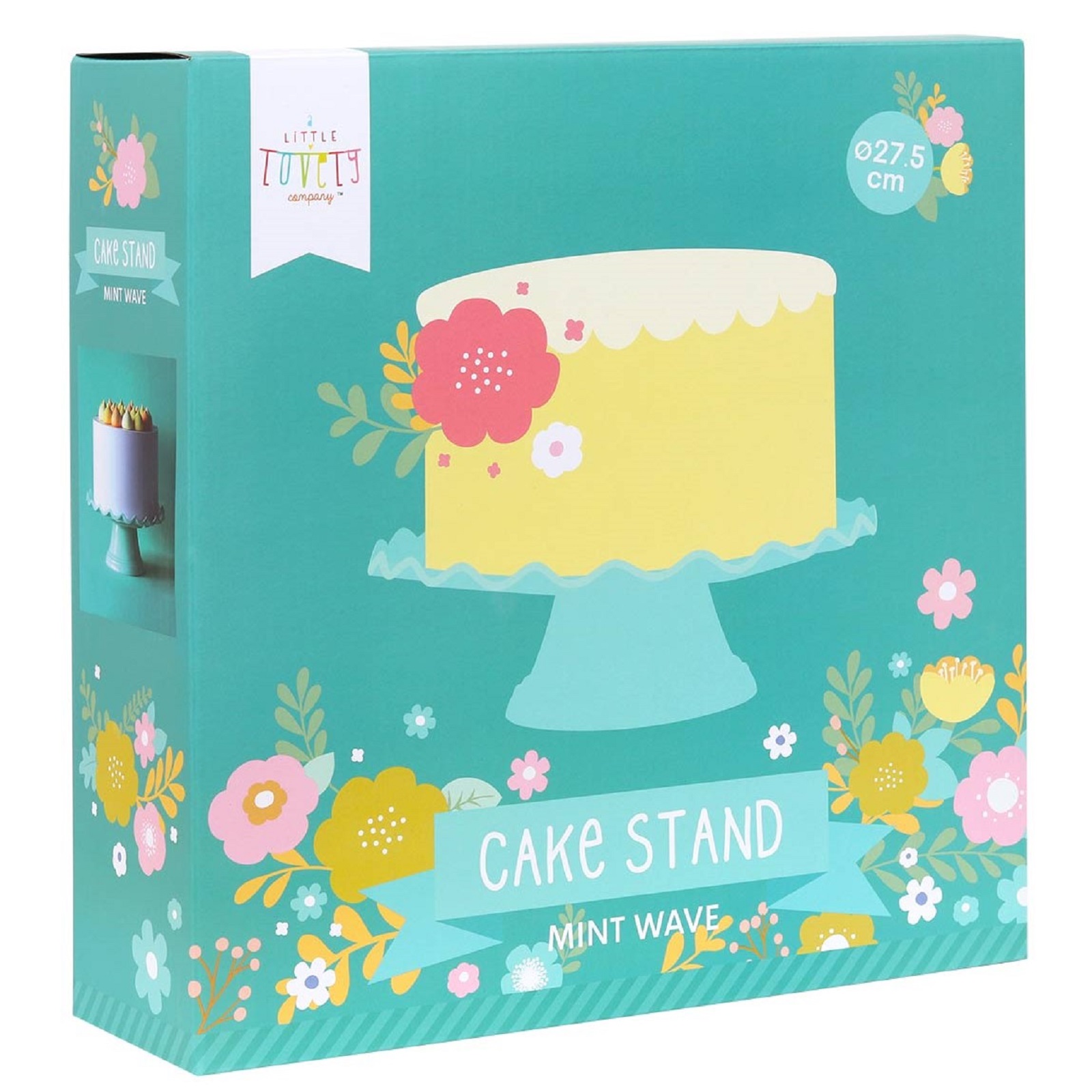 A Little Lovely Company - Cake Stand Wave Mint
