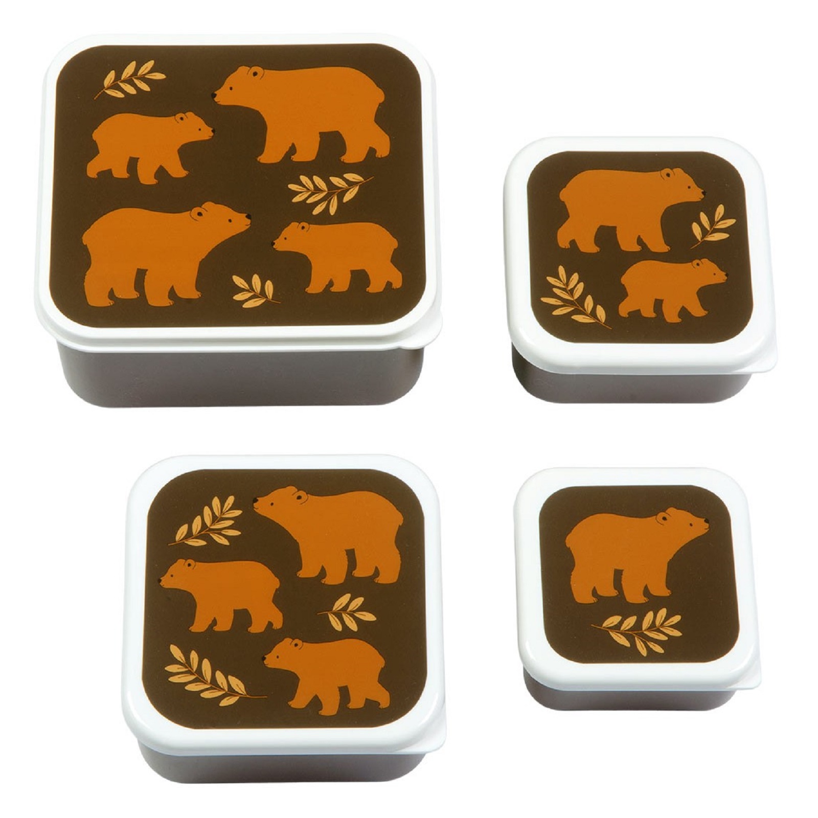 A Little Lovely Company - Lunch and Snack Box Set Bears