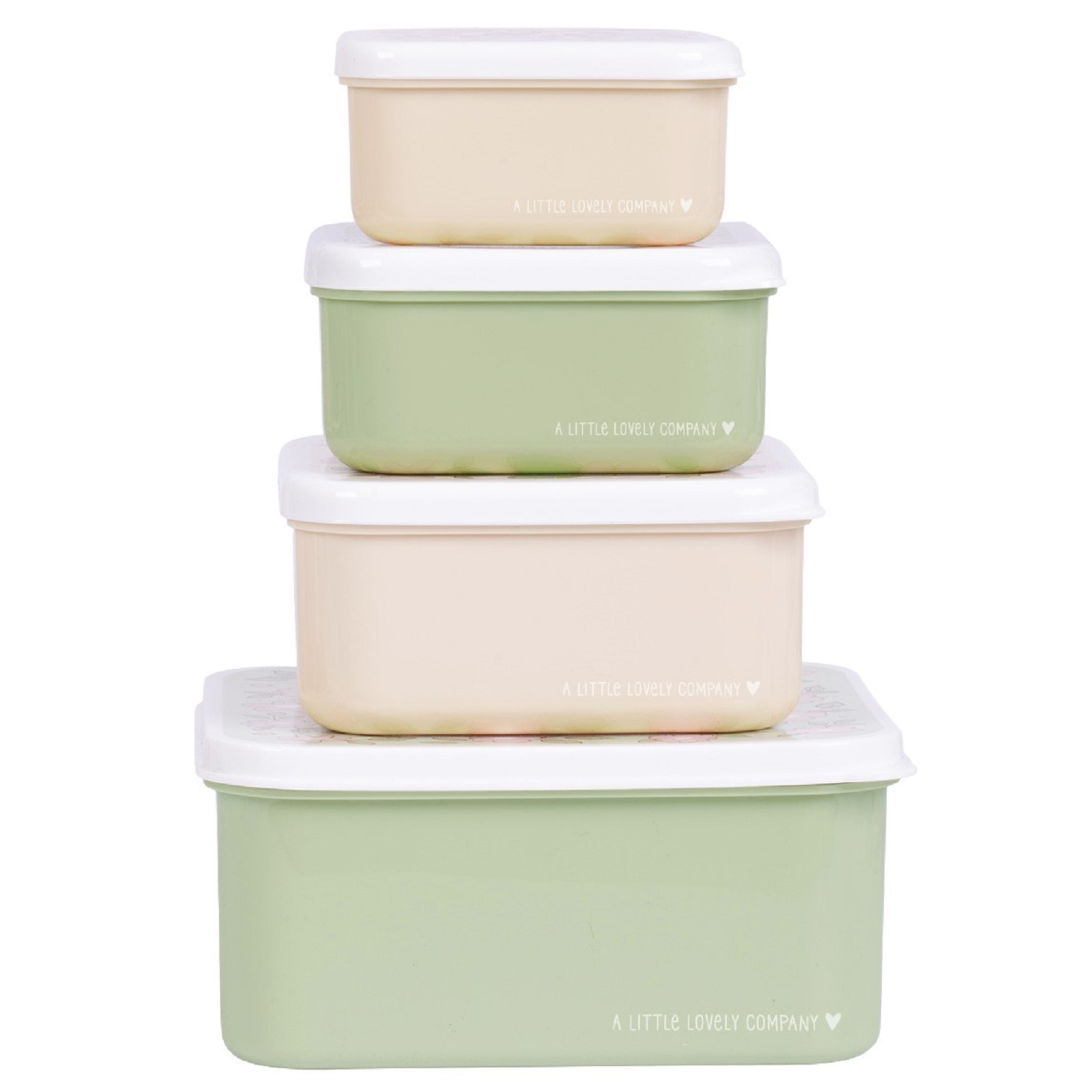A Little Lovely Company - Lunch and Snack Box Set Blossoms