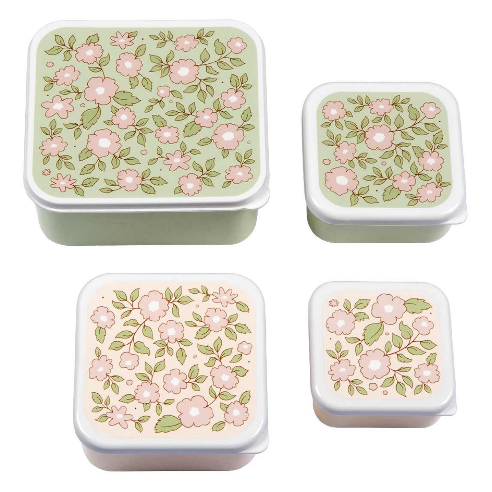 A Little Lovely Company - Lunch and Snack Box Set Blossoms