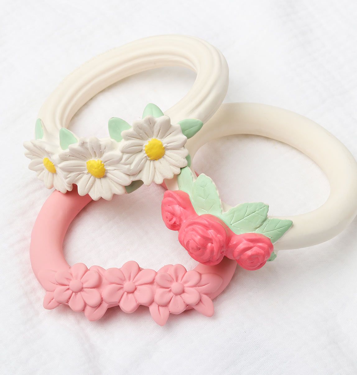 A Little Lovely Company Teething Ring Sweet Heart