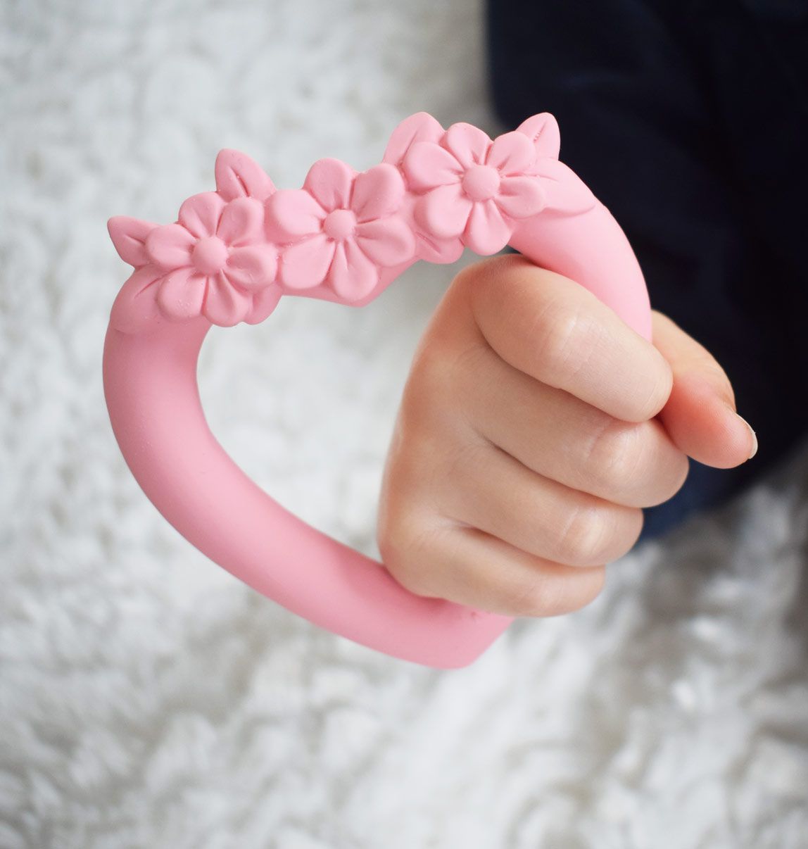 A Little Lovely Company Teething Ring Sweet Heart