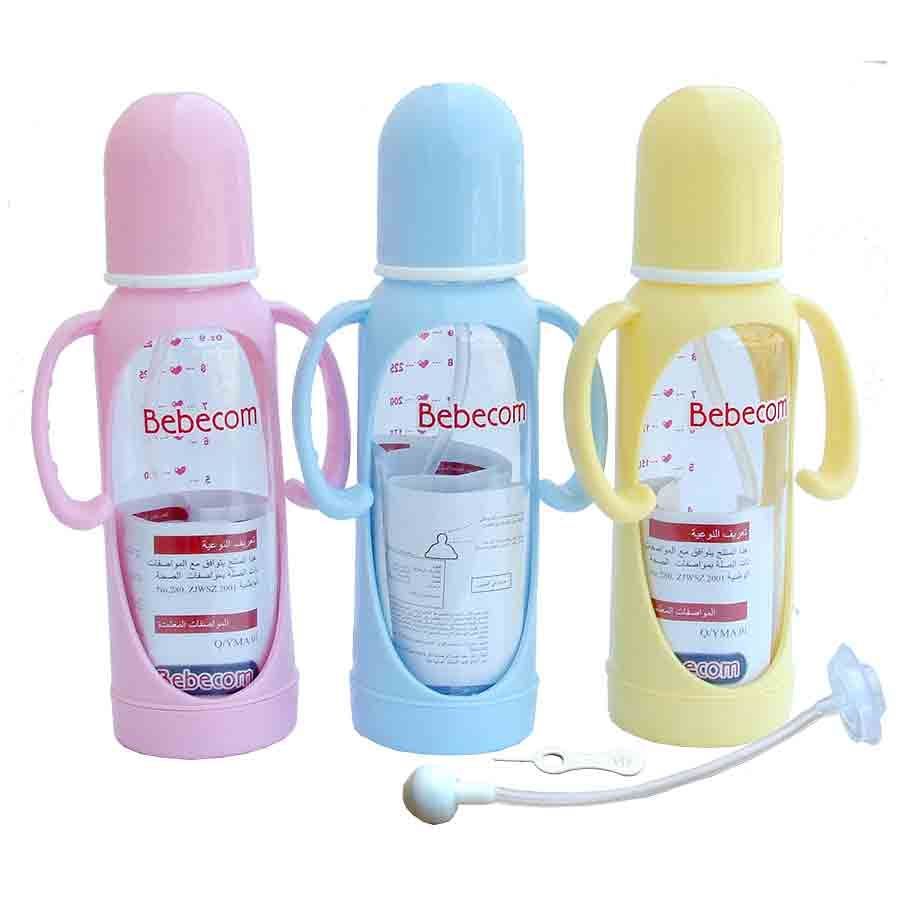 Bebecom - Standard PC Automatic Feeding Bottle 250ml - Assorted Colours