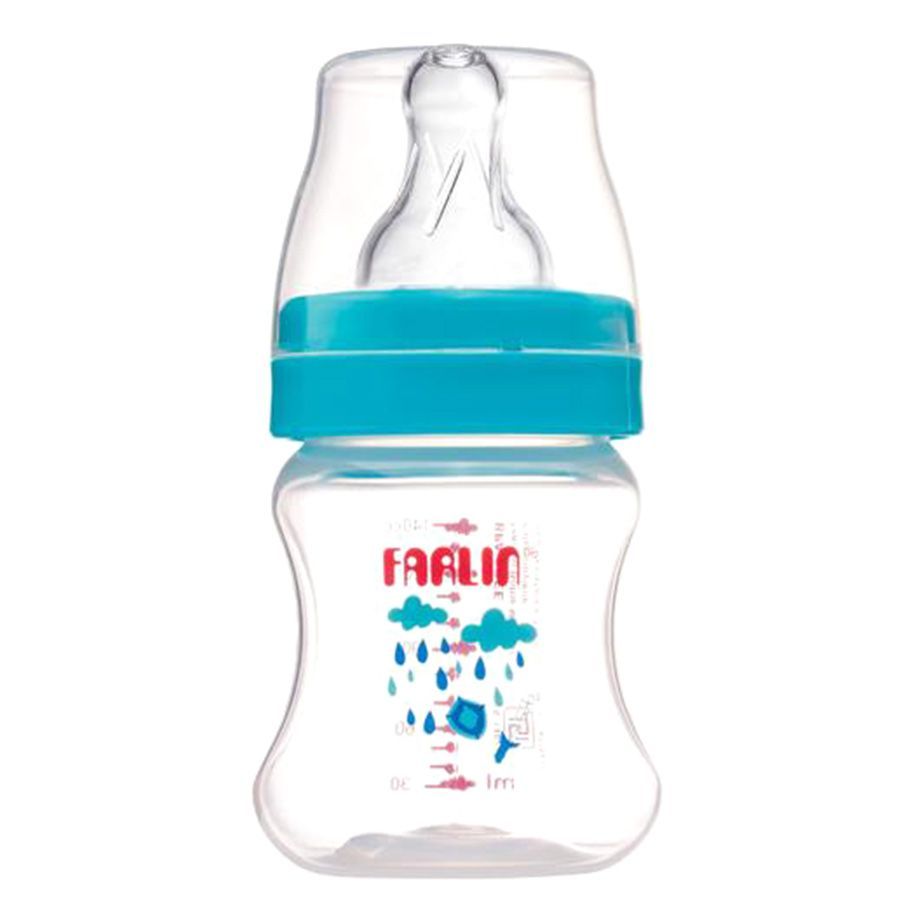 Farlin PP Wide Neck Feeding Bottle -Blue - 150ml