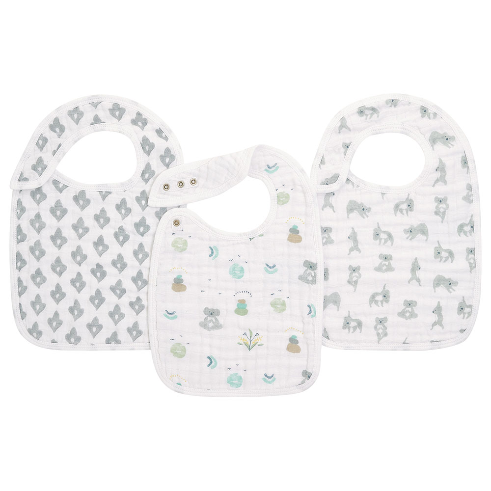 Aden & Anais - Classic 3 Pack Snap Bibs - Now + Zen