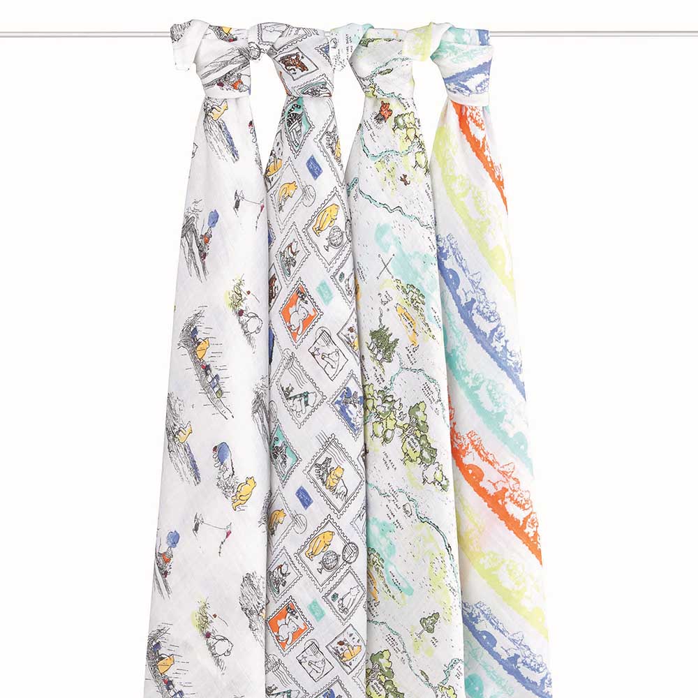 Winnie the pooh muslin swaddle cheap