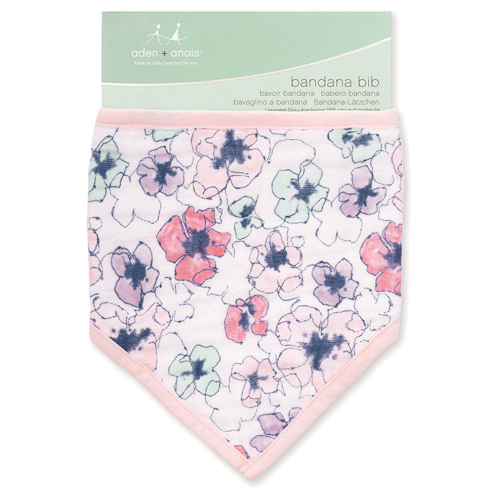 Aden & Anais - Classic Bandana Bib Trail Blooms - Flora