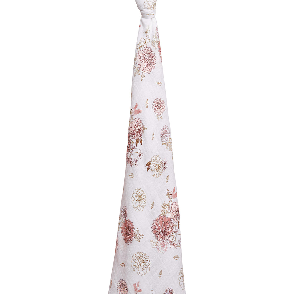 Aden & Anais - Classic Single Swaddle - Dahlias - Dahlias