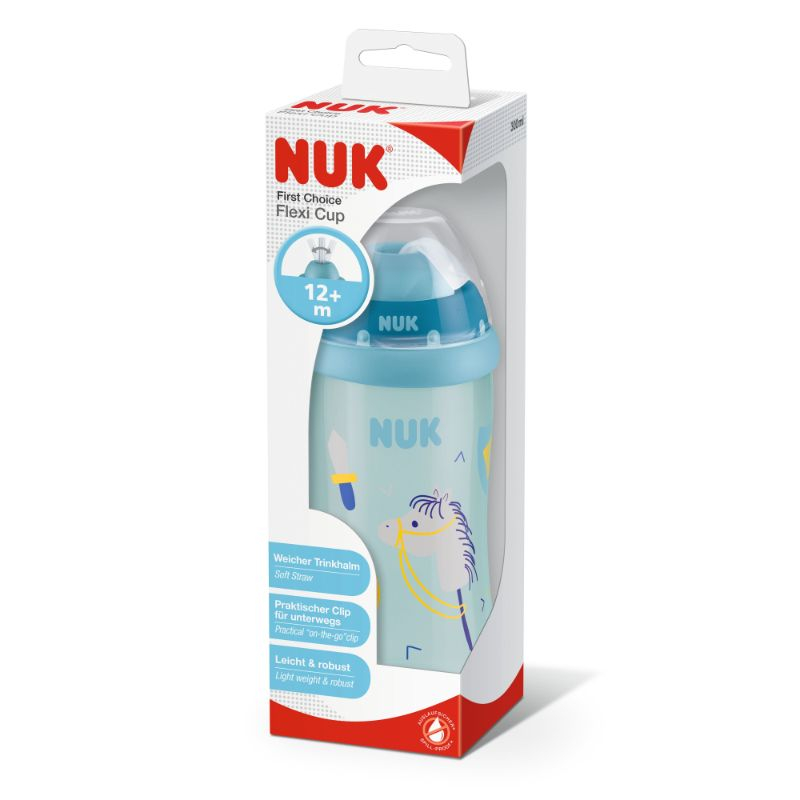 Nuk - First Choice Flexi Cup 300ml - Blue