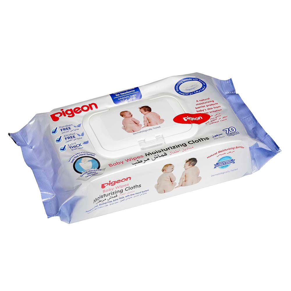 Pigeon - Baby Wipes Moisturizing Cloths 70 Sheets
