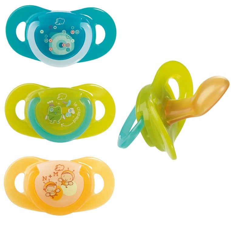 Bebe Confort Physio Dummies Silicone 0-6m - 2pcs Assorted Colours