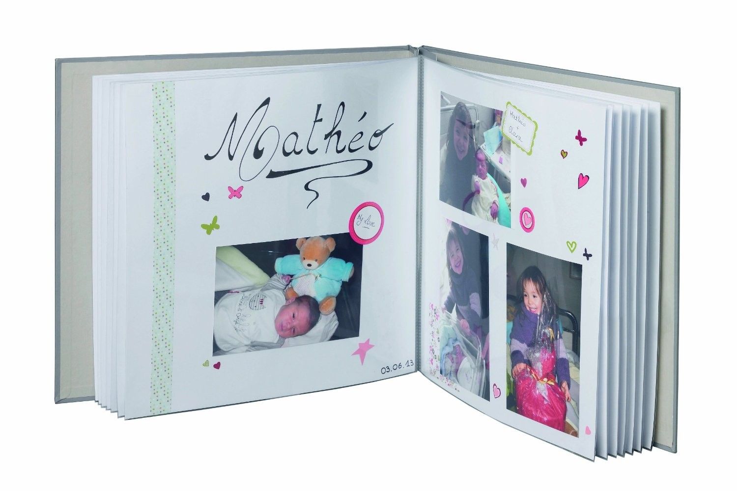 Baby Art Grey - My Creative Photo Album, Baby Gift