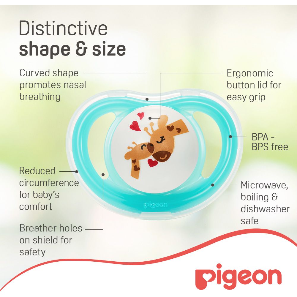 Pigeon - Mini Light Pacifier Twin Girl (L)