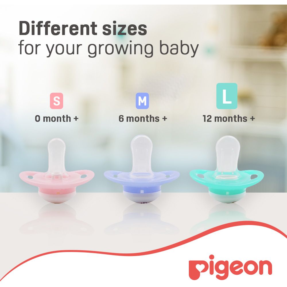 Pigeon - Mini Light Pacifier Twin Girl (L)