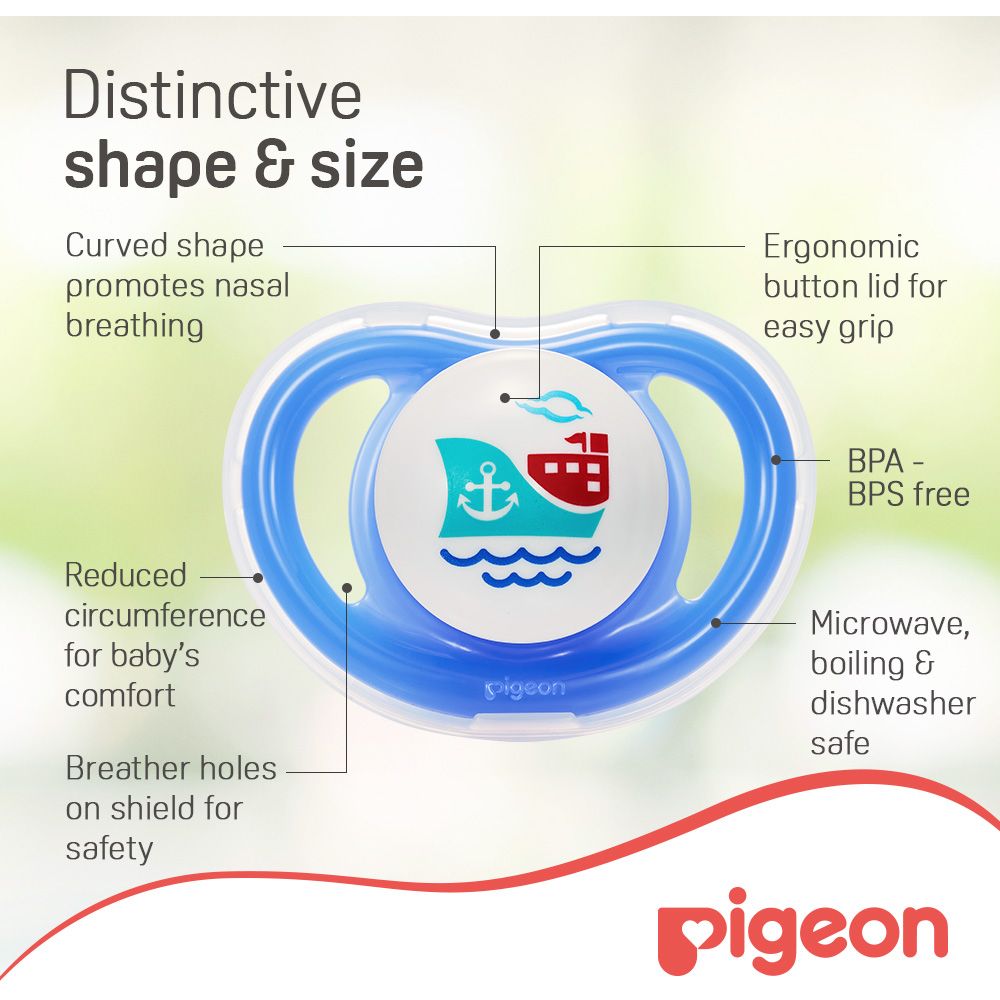 Pigeon - Mini Light Pacifier Boy (L)