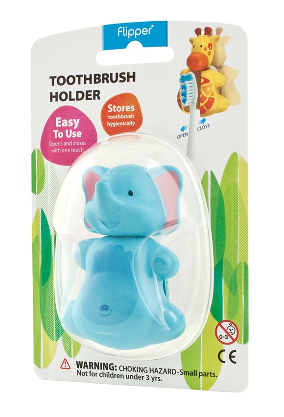 Flipper - Fun Animal Elephant Toothbrush Holder