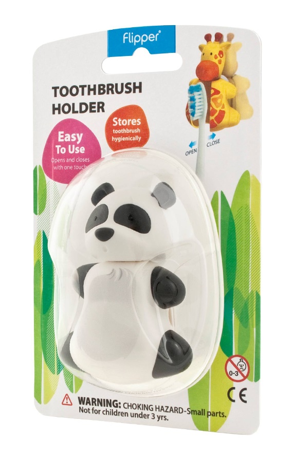 Flipper - Fun Animal Panda Toothbrush Holder