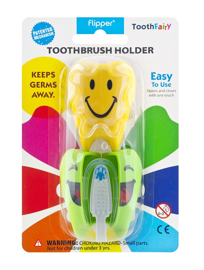Flipper - Tooth fairy 2 in 1 Cheers & Laugh Toothbrush Holder