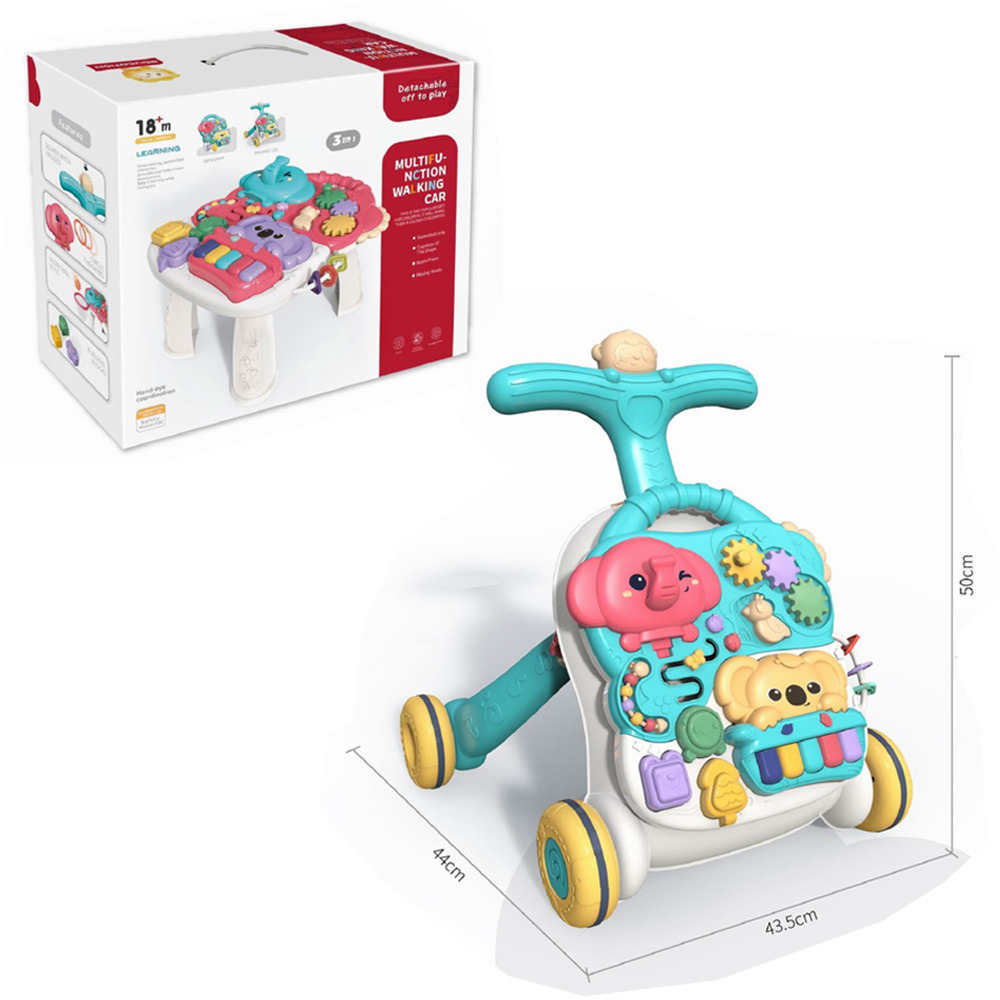 Aiyingle - 3-in-1 Multifunction Walking Car - Green