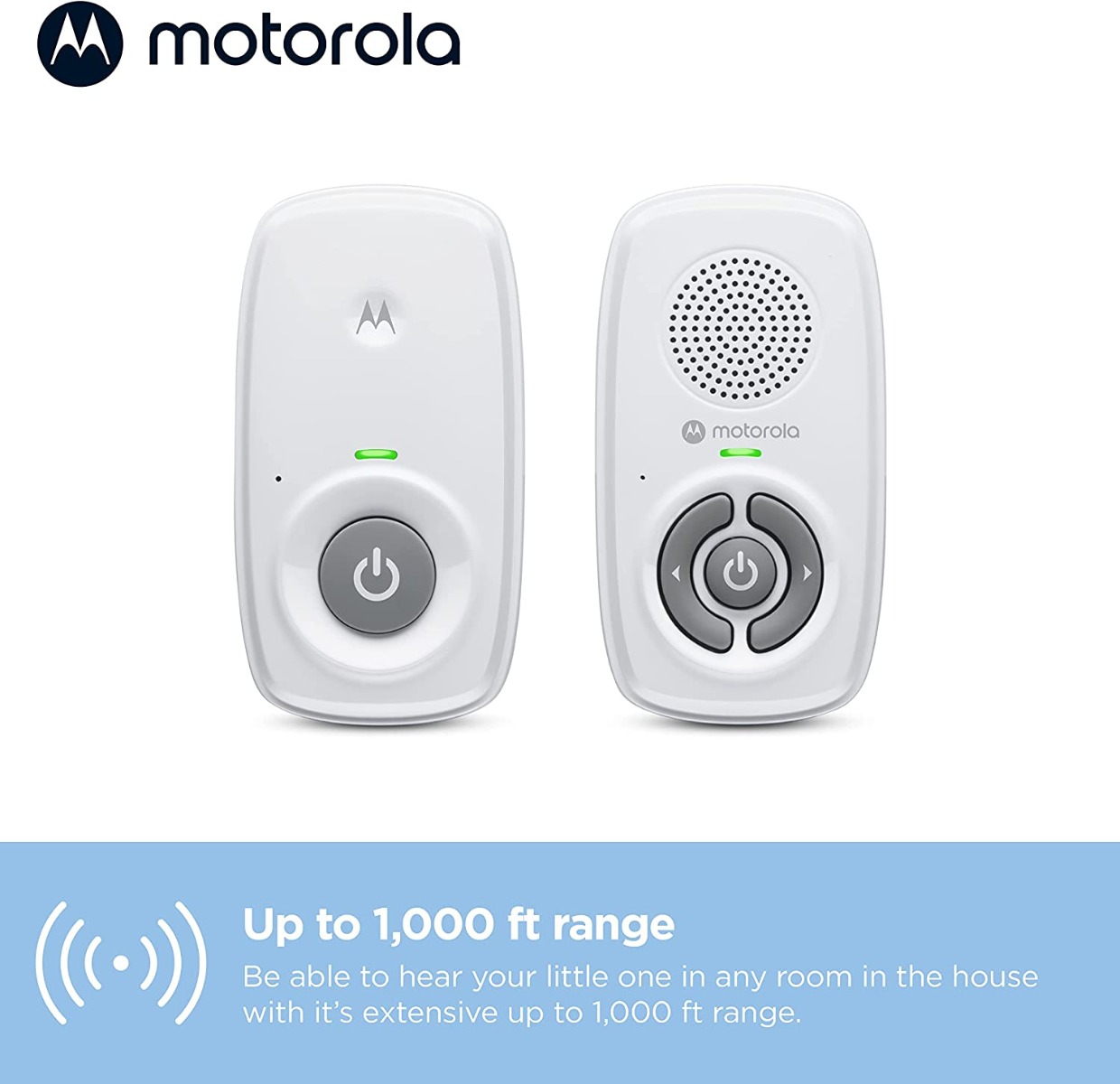 Motorola Nursery Digital Audio Baby Monitor - White
