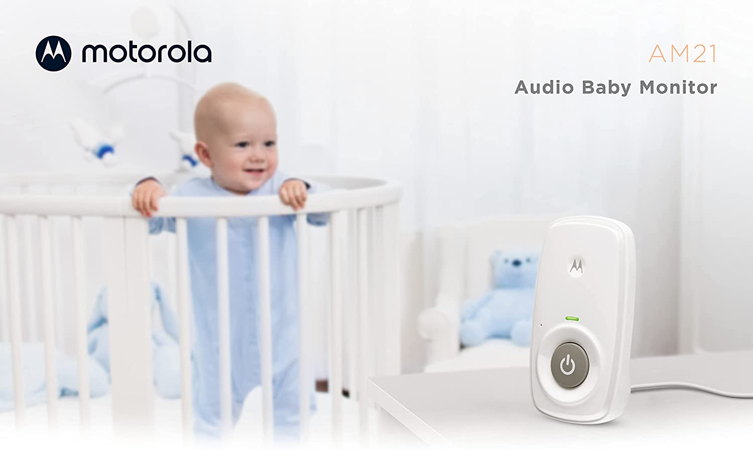 Motorola Nursery Digital Audio Baby Monitor - White