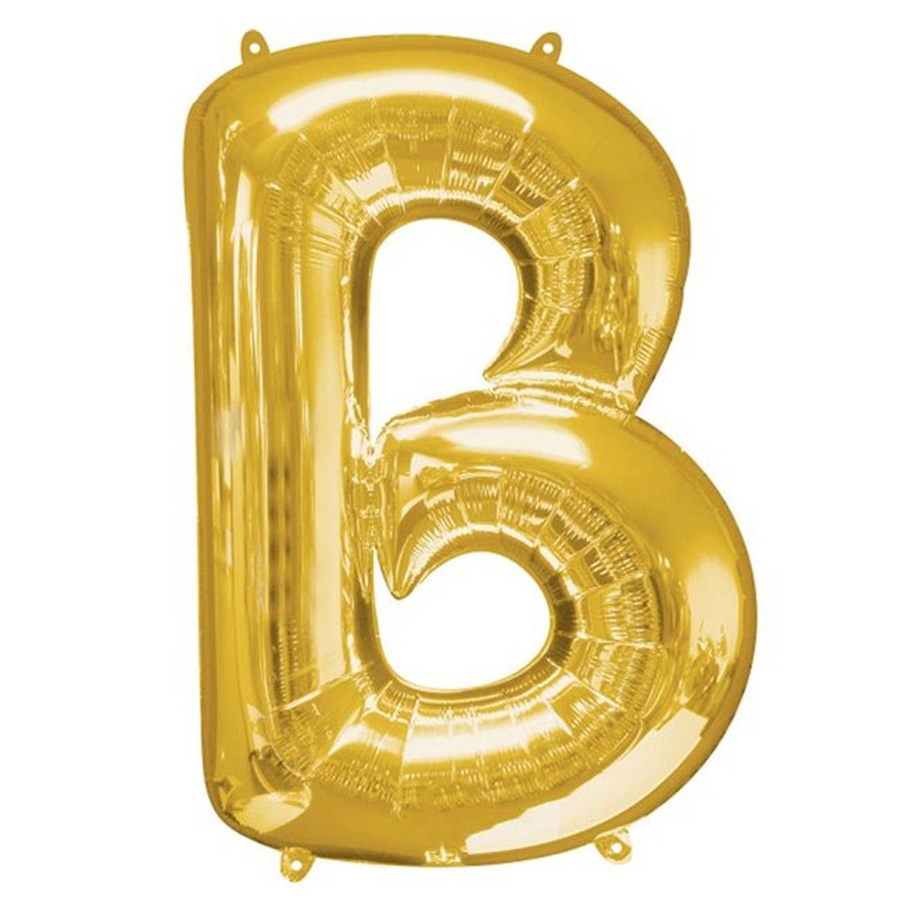 Amscan - 16 inch Gold Foil Letter B Balloon