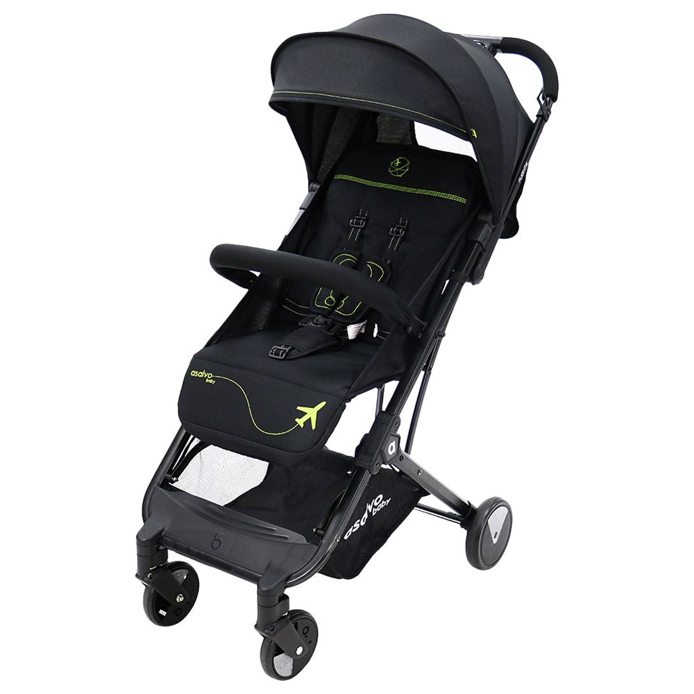 Asalvo - Stroller Travel+ - Black Green