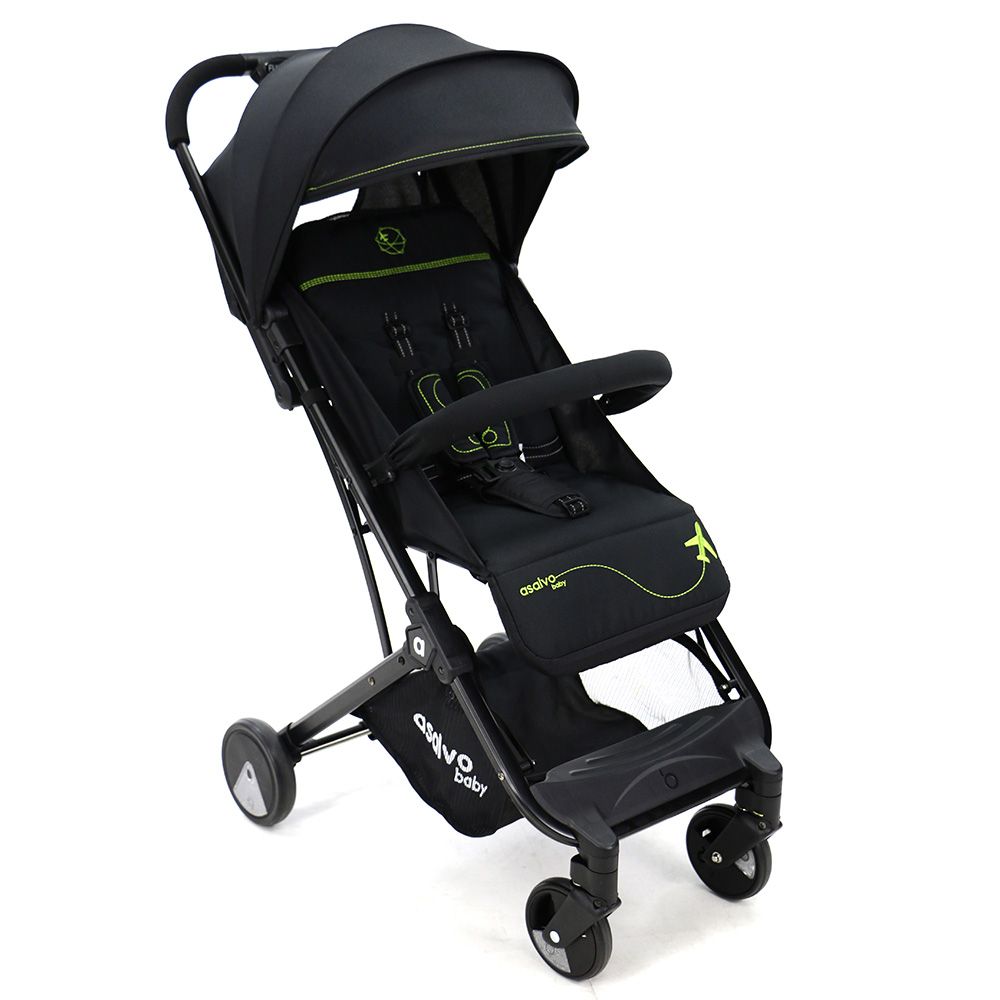 Asalvo - Stroller Travel+ - Black Green
