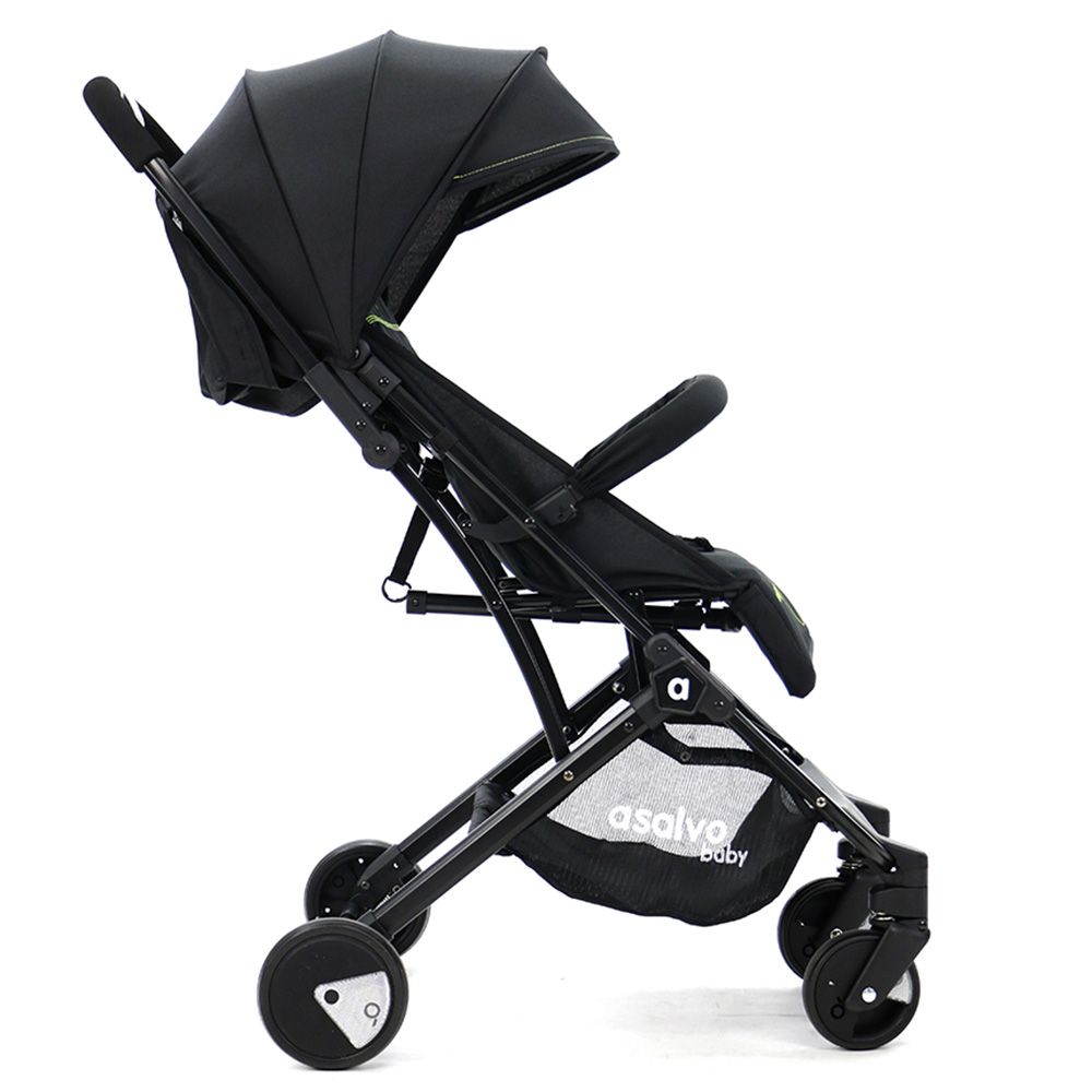 Asalvo - Stroller Travel+ - Black Green