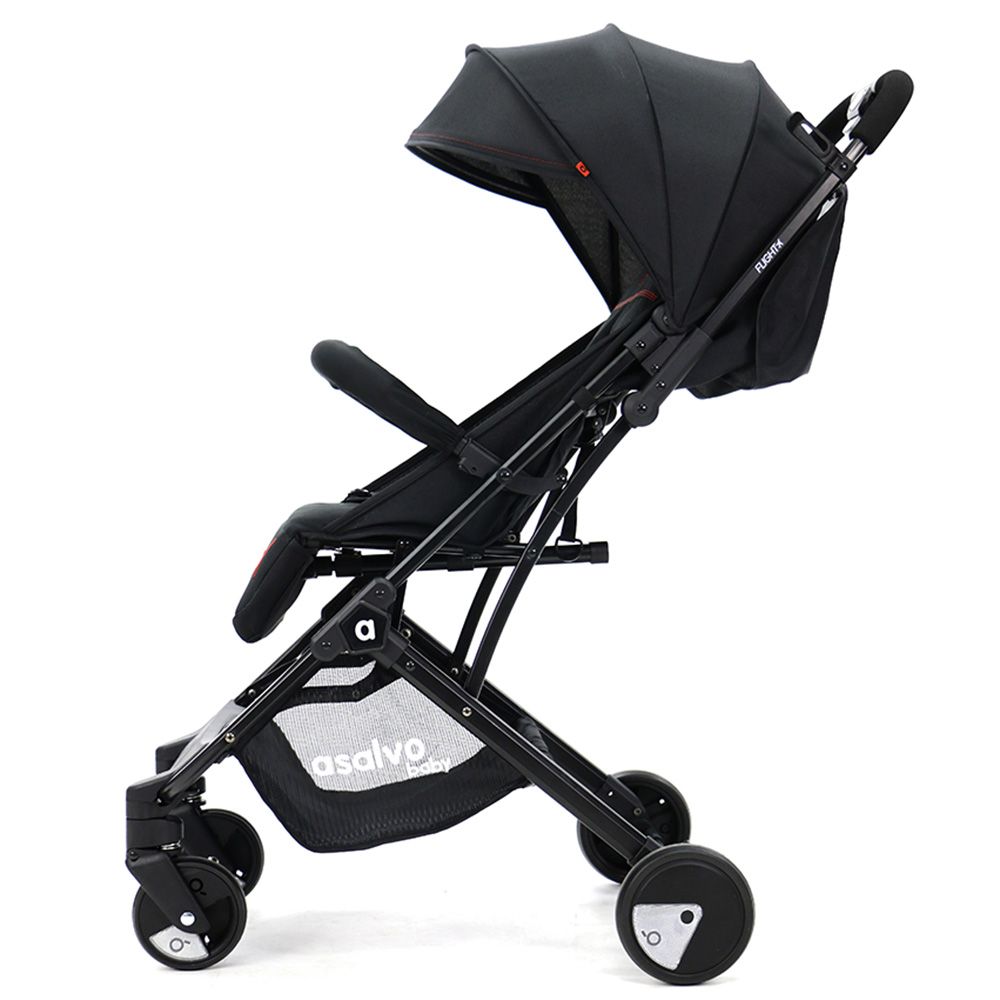 Asalvo - Stroller Travel+ - Black Red