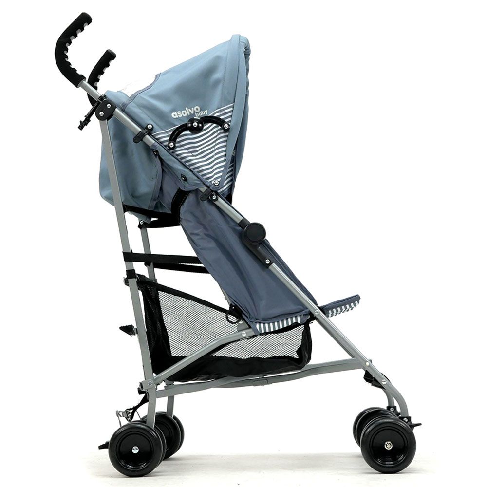 Asalvo - Stroller Yolo Stripe Grey