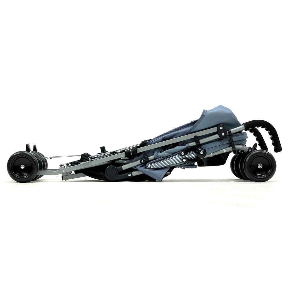 Asalvo - Stroller Yolo Stripe Grey